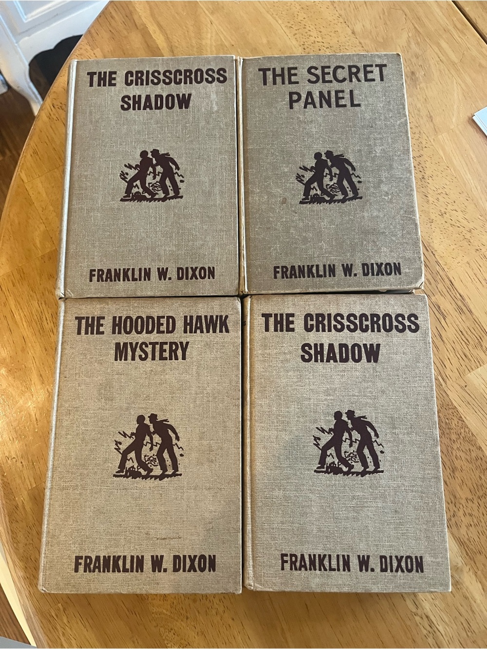 Hardy boys Vintage Book lot - Tan Hardcover